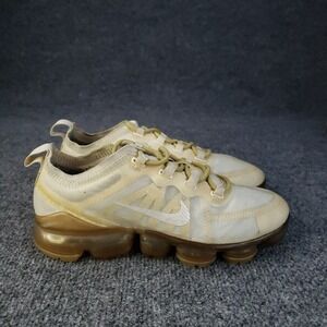 Nike Air VaporMax 2019 Shoes Womens Size 6.5 Beige Running Sneakers‎ AR6632-101